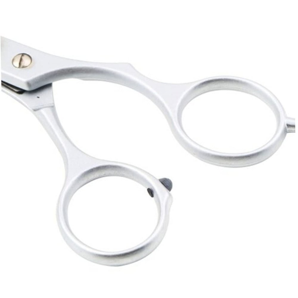 OHPHCALL Hair Straight Scissors Stainless Steel Barber Shears Haircut Tool Easy to Use for Ages