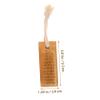 Didiseaon 2pcs Bamboo Fingernail Manicure Cleaning Brush Multi-functional Nail Dust Cleaner Nail Supply for Home Use Travel Outdoor view 2
