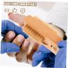 Didiseaon 2pcs Bamboo Fingernail Manicure Cleaning Brush Multi-functional Nail Dust Cleaner Nail Supply for Home Use Travel Outdoor view 4