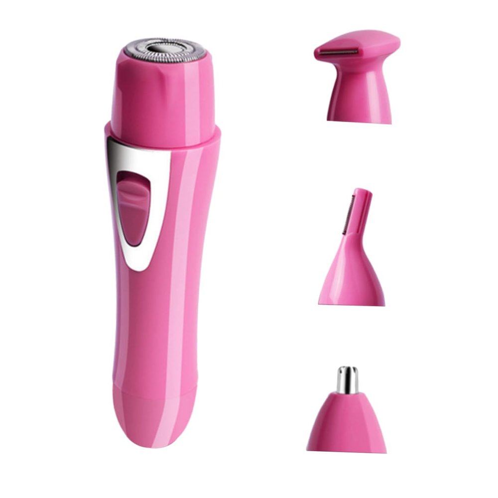 BIUDECO Electric Nose Hair Trimmer Compact USB Rechargeable Grooming Tool for Men and Women Durable Design for Easy Hair Removal for Travel and Everyday Use Pink