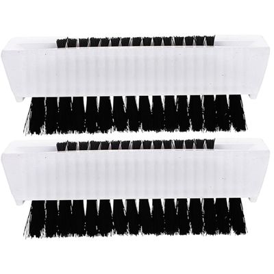 Didiseaon 2pcs Wear-resistant Nail Brush Soft Bristle Two-sided Cleaning Tool for Fingernails and Toenails for Home and Salon Use Easy to Carry and Comfortable Grip