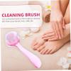 ASAKKURA 10pcs Long Handle Nail Cleaning Brushes Multi-functional Fingernail Dirt Dust Scrub Brush for Kitchen Bathroom and Garden Use Lightweight and Design Random Color view 2