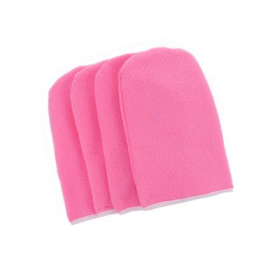 BIUDECO 2pairs Paraffin Wax Therapy Mitts for Hand Treatment Cozy Insulated Gloves for Moisture Absorption Pink for Nourishing Dry Hands