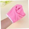 BIUDECO 2pairs Paraffin Wax Therapy Mitts for Hand Treatment Cozy Insulated Gloves for Moisture Absorption Pink for Nourishing Dry Hands view 2