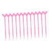 ASAKKURA 12pcs Eyelash Brush Separator Tool for Lash Perming and Lifting Y-Shaped Eyelash Comb for Professional Use for Creating Longer Thicker Lashes Pink view 1