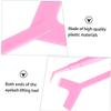 ASAKKURA 12pcs Eyelash Brush Separator Tool for Lash Perming and Lifting Y-Shaped Eyelash Comb for Professional Use for Creating Longer Thicker Lashes Pink view 4