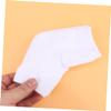 Didiseaon 2pairs Gel Heel Protector Socks Moisturizing -Crack Ankle Socks for Men Women Breathable Night Wear White view 4
