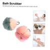 BIUDECO 2pcs Bathing Scrubber Balls Soft Mesh Foaming Bath Sponge for Gentle Exfoliation Skin Cleaner Shower Accessories Pink Green view 3