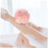 BIUDECO 2pcs Bathing Scrubber Balls Soft Mesh Foaming Bath Sponge for Gentle Exfoliation Skin Cleaner Shower Accessories Pink Green view 4