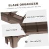 ASAKKURA 1pc Clipper Guard Holder Comb Case for Hair Tools Guides Storage Box Barbershop Organizer view 4