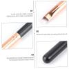 PLAFOPE Elegant Wooden Handle Blush Brush Nylon Hair Makeup Brush Set for Women Girls and Ladies for Daily Professional Use view 4