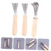 BIUDECO 3pcs Comb Hair Brush Cleaning Rake Hair Brush Remover Tool Pet Remover view 4