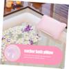 ASAKKURA 1pc Inflatable Bathtub Spa Pillow Bath Tub Pillow Suction Cups Comfortable Headrest view 4