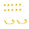ASAKKURA 2pcs Floral Headbands Sunflower Hairpins Flower Hairpin Women Headband Accessory view 1