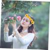 ASAKKURA 2pcs Floral Headbands Sunflower Hairpins Flower Hairpin Women Headband Accessory view 3