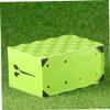IWOWHERO Scissors Storage Box Organizer Double Slots Non-Slip Hair Tools Holder for Home and Salon Use Green view 3