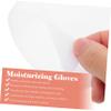 Didiseaon 2pairs Moisturizing Gloves for Hand Care Gloves for Household Use for Dry Skin Treatment and Nighttime Moisturizing White and Skin Tone Colors view 4