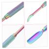 OHPHCALL Professional Cuticle Pusher Tool Ergonomic Nail Cleaner for Nail Art Exfoliating Dead Skin Remover Lightweight Washable Cuticle Grooming Stick for Manicure and Pedicure Use view 4