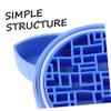 LALADEFIEE Makeup Brush Cleaner Mat Silicone Cleaning Pad Holder for Drying Organizing Brushes Dual-sided Design Essential Tool view 2