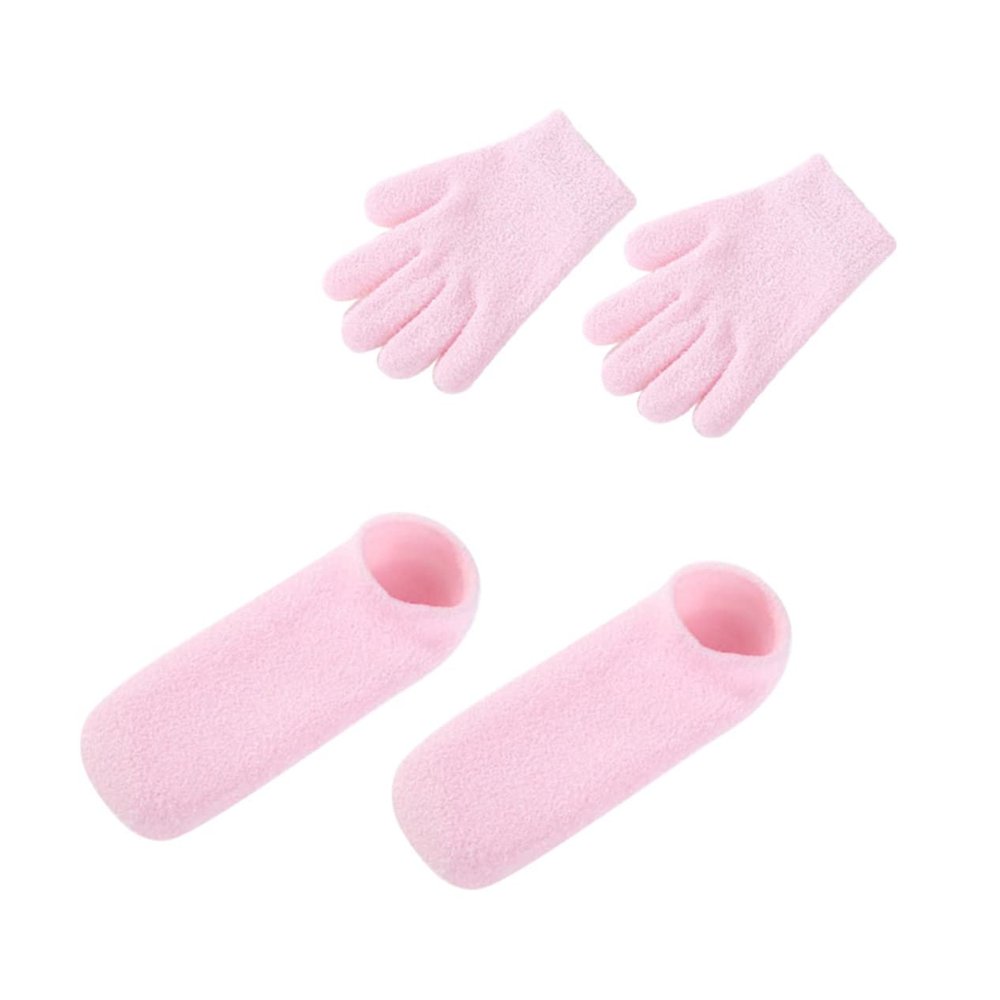 Didiseaon Moisturizing Socks Gel Foot Mask Socks for Women No-wash Foot Care Gel Cover Elastic and Comfortable