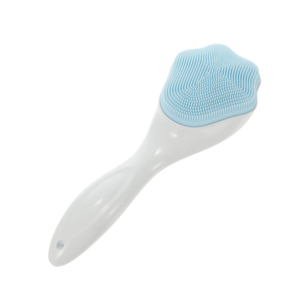 AUTSUPPL Long Handle Silicone Cat Paw Cleansing Brush Exfoliate for Face Facial Scrubber Easy Foaming