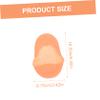 BIUDECO 2pairs Moisturizing Foot Socks Elastic Toeless Socks for Cracking Relief view 2