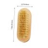 ASAKKURA 2pcs Nail Dust Brush Soft Fingernail Scrubber for Nail Art Cleaning Manicure Brush Wooden Handle Random Color view 2