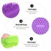 ASAKKURA 2pcs Reliable Massage Brush for Bathing Hair Washing Household Cleaning No Burrs Portable view 2