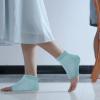 FOMIYES 4pairs Moisturizing Gel Heel Socks for Dry Comfortable Non-Sweaty for Cracked Heels Includes and view 4