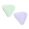 Healeved 2pcs Stainless Eyebrow Trimming Tool Lightweight Eyebrow Cutters for Home Outdoor Use Portable Razor for Precise Grooming for Travel Green Purple view 1