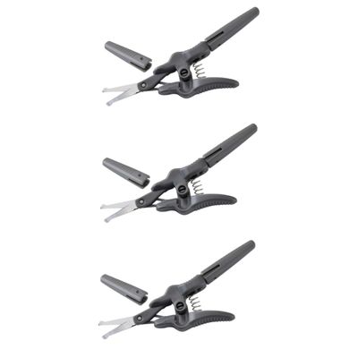 WOONEKY 3pcs Nose Hair Scissors Eyebrow Trimmer Facial Grooming Scissors for Men Women Ergonomic Design for Precision Trimming of Eyebrows Nose Hair Beard More