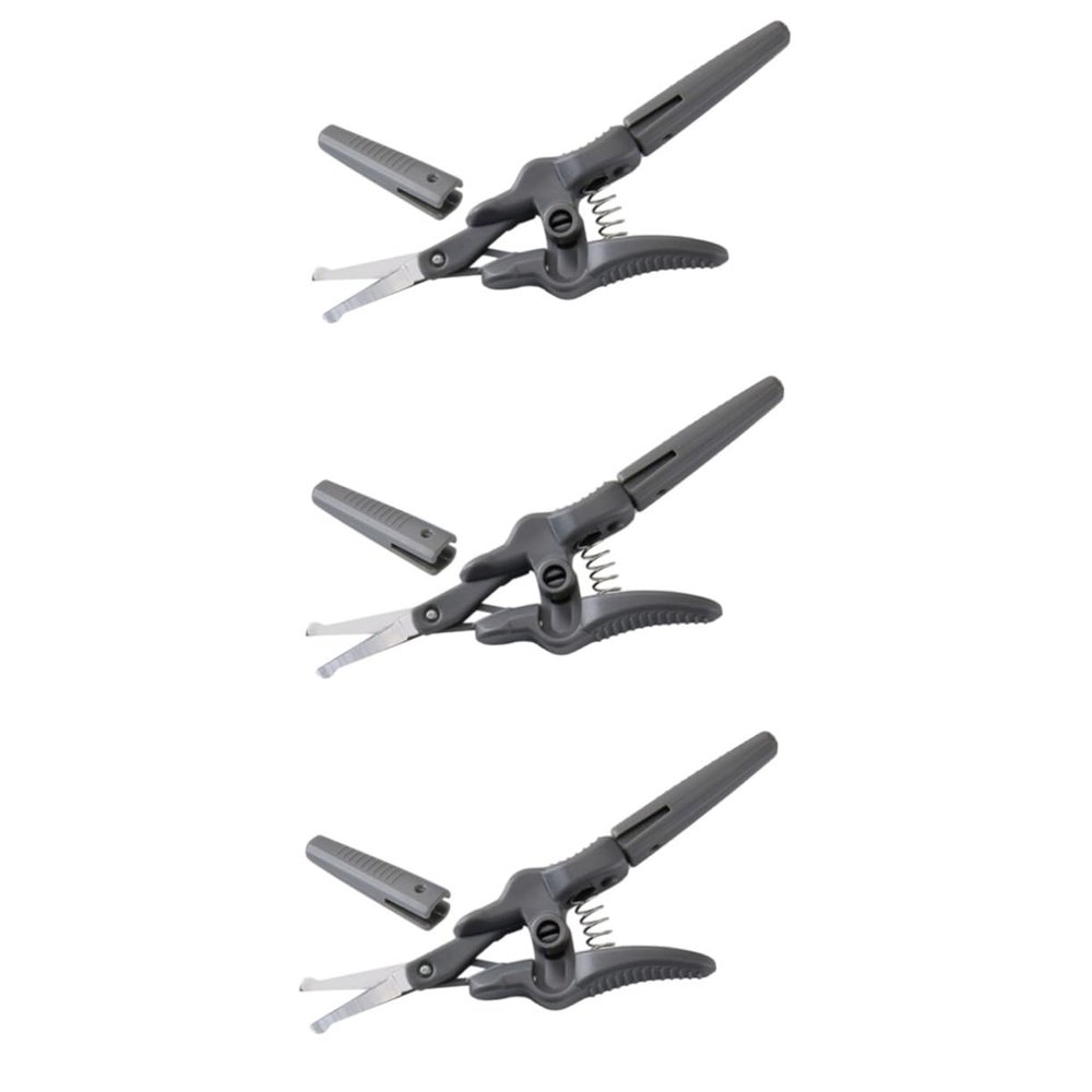 WOONEKY 3pcs Nose Hair Scissors Eyebrow Trimmer Facial Grooming Scissors for Men Women Ergonomic Design for Precision Trimming of Eyebrows Nose Hair Beard More