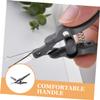 WOONEKY 3pcs Nose Hair Scissors Eyebrow Trimmer Facial Grooming Scissors for Men Women Ergonomic Design for Precision Trimming of Eyebrows Nose Hair Beard More view 2