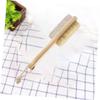 OHPHCALL Remover Foot Brush Pumice Stone Natural Exfoliating Spa Pedicure Tool Wooden Handle Dead Skin Scrubber view 2