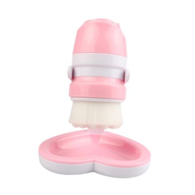 ASAKKURA 1pc Double-Headed Rose Facial Cleansing Brush Gentle Face Scrubber for Deep Cleaning Premium Bristles Makeup for Daily Skincare Routine