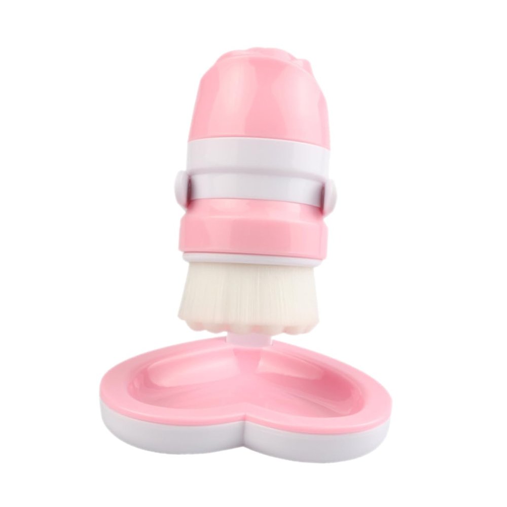 ASAKKURA 1pc Double-Headed Rose Facial Cleansing Brush Gentle Face Scrubber for Deep Cleaning Premium Bristles Makeup for Daily Skincare Routine