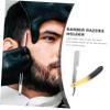 IWOWHERO Manual Holder for Men Shaving Tool for Beard and Eyebrow Grooming Lightweight Design for Easy Use Barber Shops and Home Shaving view 2