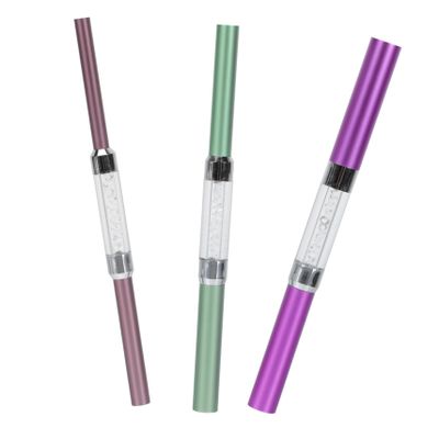 3pcs Aluminum Nail Art Shaping Tube for Curved Acrylic Nails