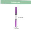 3pcs Aluminum Nail Art Shaping Tube for Curved Acrylic Nails view 2