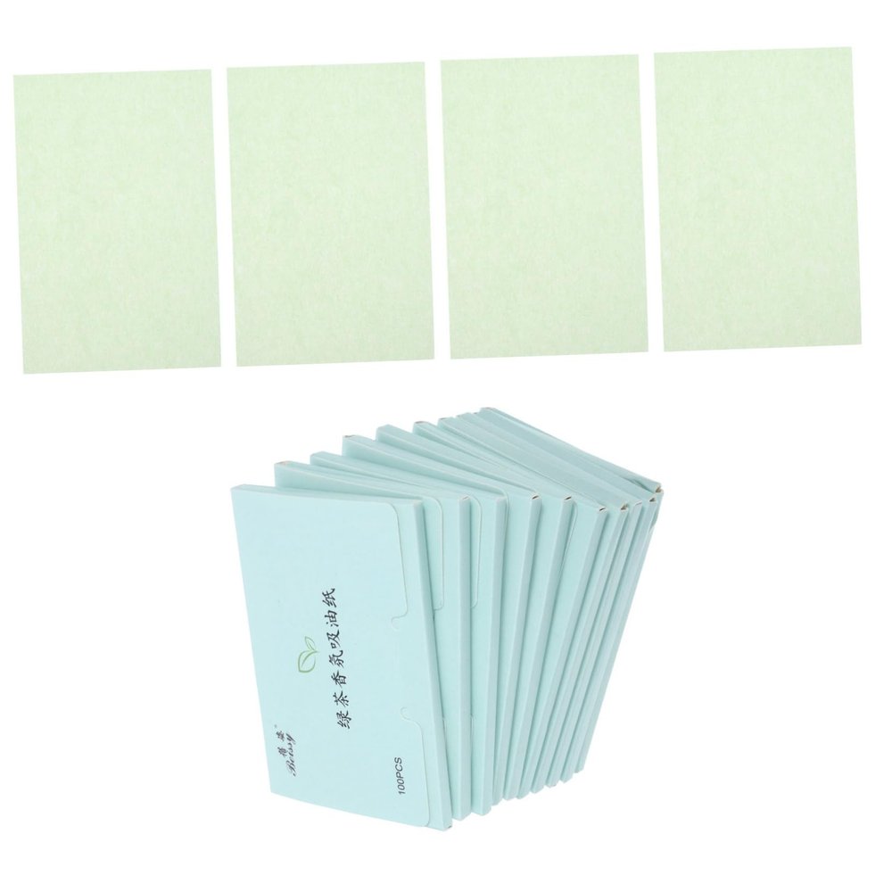 PLAFOPE Oil Absorbing Sheets 1000pcs Portable Blotting Papers for Oily Skin Linen Oil Blotting Paper for Makeup Touch-ups and Daily Use Suitable for Skin Types