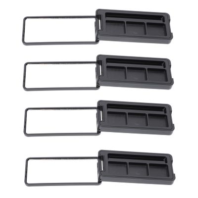 ASAKKURA 4pcs Multi- Shadow and Concealer Empty Palette Refillable Makeup Storage Box for Travel and Daily Use Durable Odorless Material for Diy Makeup Lovers