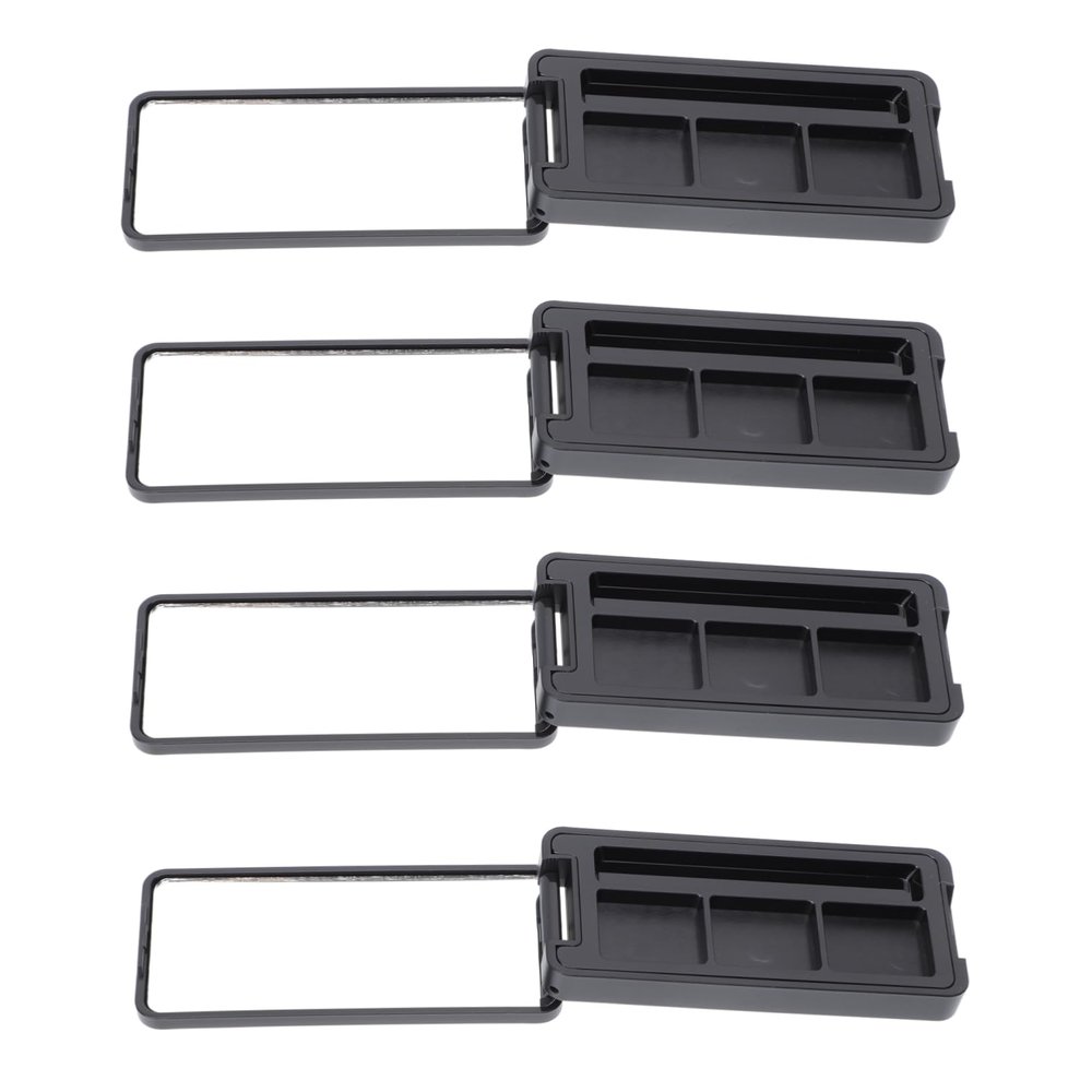 ASAKKURA 4pcs Multi- Shadow and Concealer Empty Palette Refillable Makeup Storage Box for Travel and Daily Use Durable Odorless Material for Diy Makeup Lovers
