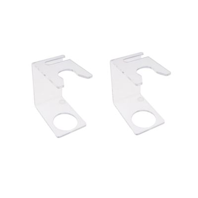 OHPHCALL 2pcs Men's Shaving Brush Base Razor Holder Portable Brush Rack for Home Travel