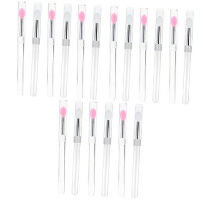 BIUDECO 18pcs Reusable Silicone Lip Brushes Covers for Lip Gloss and Lipstick Application for Makeup Enthusiasts and Professionals Easy to Carry and Use