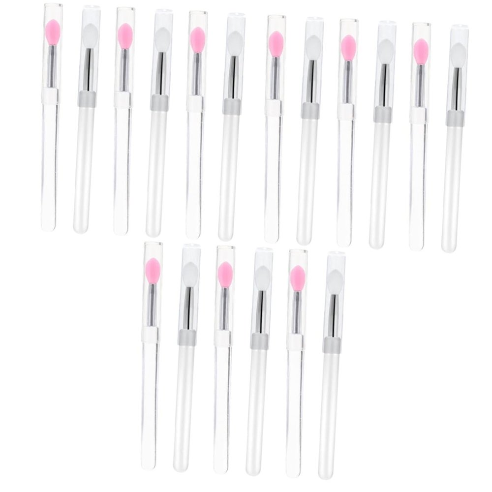 BIUDECO 18pcs Reusable Silicone Lip Brushes Covers for Lip Gloss and Lipstick Application for Makeup Enthusiasts and Professionals Easy to Carry and Use