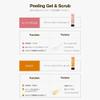 Plu Korean Soft Facial Scrub Honey & Sugar  Gentle Exfoliation and Deep Moisture for Glowing Skin - Grapefruit, Honey & Citrus Scent, Hypoallergenic, 3.38 fl.oz. view 3