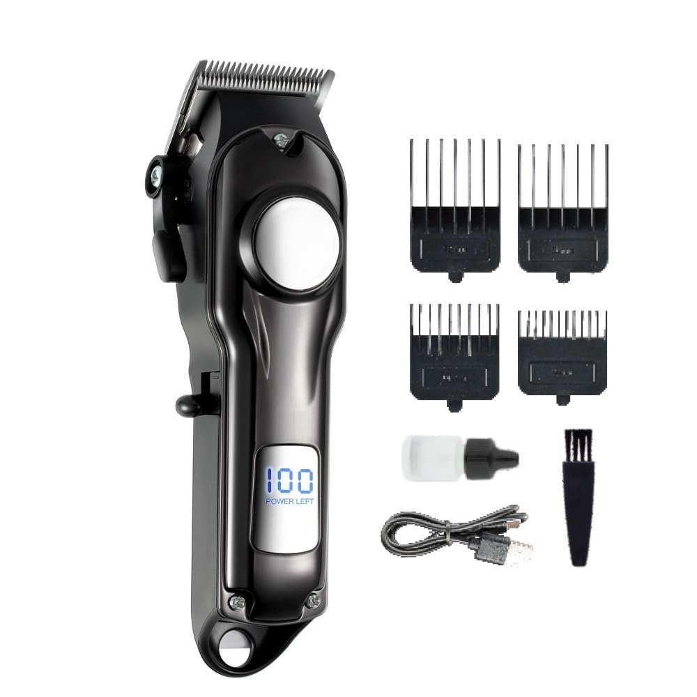 Hair Trimmer for Men - Electric Razor & Shaver, Cordless Hair Clippers Trimmers Set, Waterproof Mens Grooming Kit for Shaving Face, Mustache, Body, Hair Trimmer, Gifts for Men