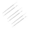 PLAFOPE 6pcs Nail Cleaning Tools Cuticle Remover Ingrown Toenail Tool Nail Groove Spoon Stainless Steel for Care view 1
