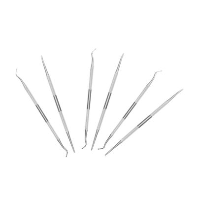 Didiseaon 6pcs Nail Cleaning Tools Kit for Manicure Pedicure Toe Nail Art Salon Non-slip Handle