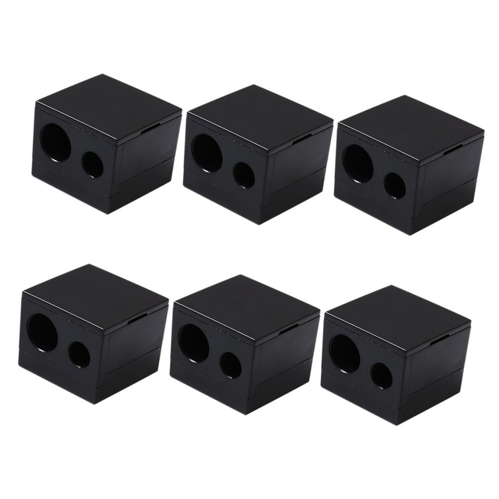 PLAFOPE 6pcs Professional Makeup Pencil Sharpener Eyebrow Shaper Tool for Brows